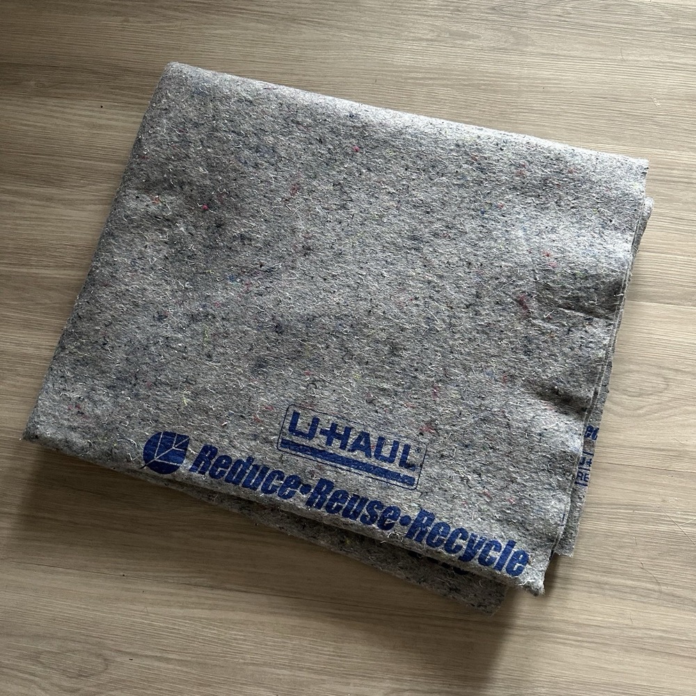 U-Haul Moving Blanket 84"x72" Heavy Duty Recycled Denim Furniture Moving Blanket